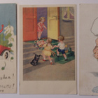 3 kpl Postikortteja 1920 ja 1940 luvuilta - pikkukuva 1