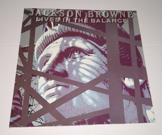 JACKSON BROWNE LIVES IN THE BALANCE LP