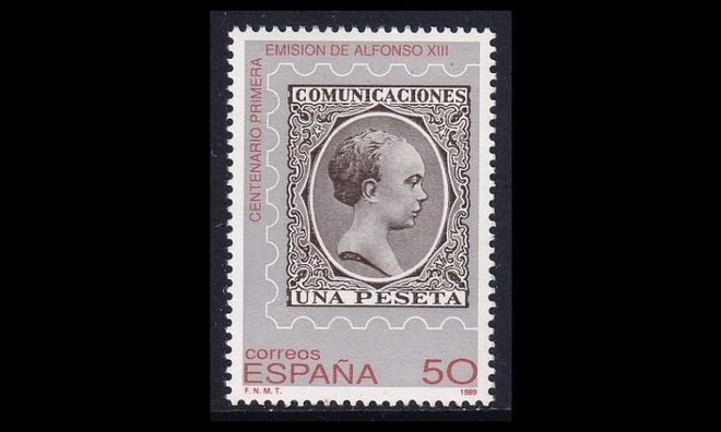 Espanja 2904 ** Kuningas Alfonso XIII postimerkit 100v (1989