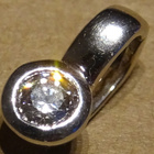Upea timanttiriipus, 0,24ct, Wesselton, VS, hyvä hionta - pikkukuva 2