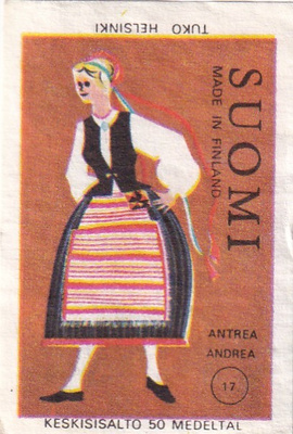 Antrea 17 ,  Kansallispuku nainen b575