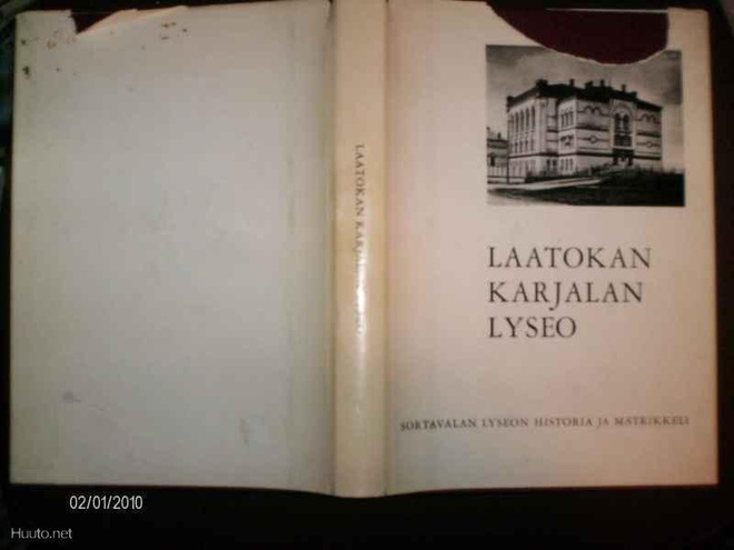 Laatokan Karjalan Lyseo (1 p.1970) Sortavalan Lyseo (Sis.pk)