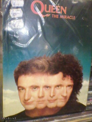 QUEEN- MIRACLE RARE PROMO BOXI CD+ C-KASETTI VUODELTA -89 !!