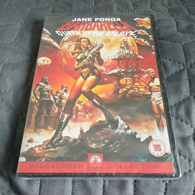 Barbarella DVD **muoveissa**