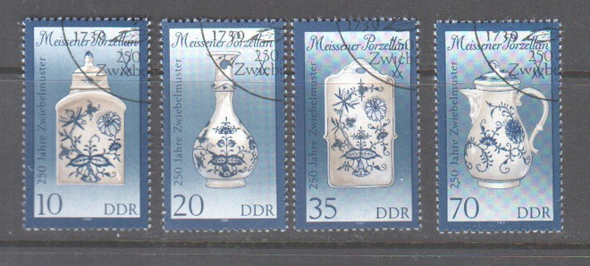 Saksa DDR  1989 Mi 3241-44