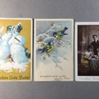 Uudenvuoden kortit 3kpl, 1910-20 -luku - pikkukuva 1