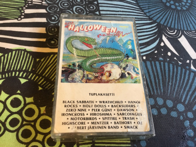 Raw Power Tupla Halloween hardrock harvinaisuus kasetti 1988