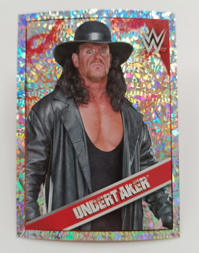 2016 Topps foil sticker Undertaker
