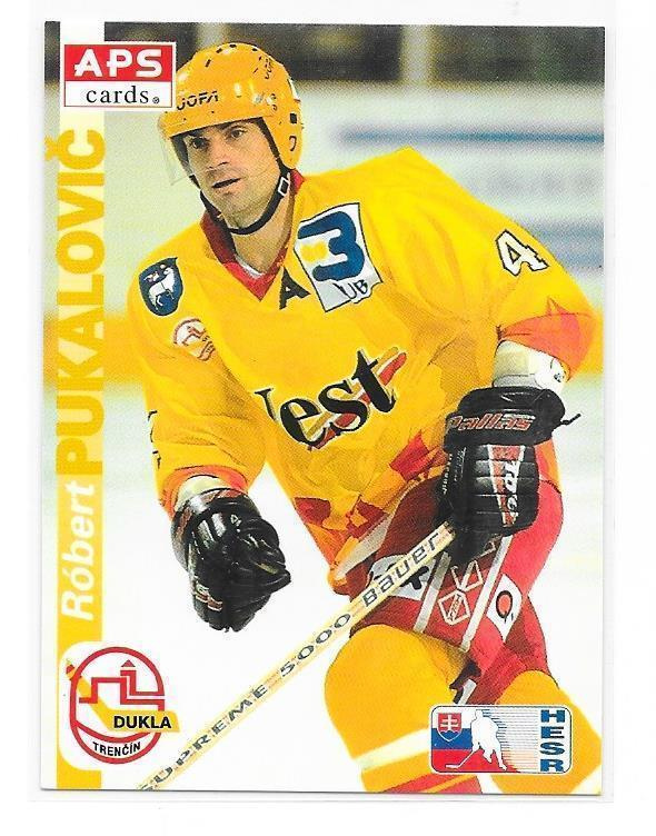 96-97 Slovakian APS #124 Robert Pukalovic Trencin  Junkkarit