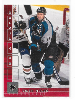 2001-02 BAP Memorabilia RUBY #63 Owen Nolan San Jose /200