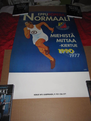 Eppupopedanormaali KEIKKAJULISTE v.1990  UUSI ! RARE!