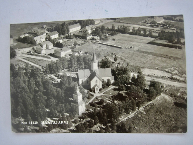 VANHA Postikortti Haapajärvi 1958 Karhumäki