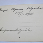 VANHA Valokuva Suojeluskunta Kuopio 1921 Postikorttikoko - pikkukuva 2