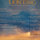 The Lion King Original Motion Picture Soundtrack CD - pikkukuva 2