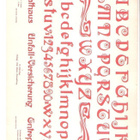 Kûnstlerschriften, Alphabete, 12 malli-arkkia. - pikkukuva 3