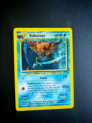 Pokemon kortti Kabutops Neo Discovery holo