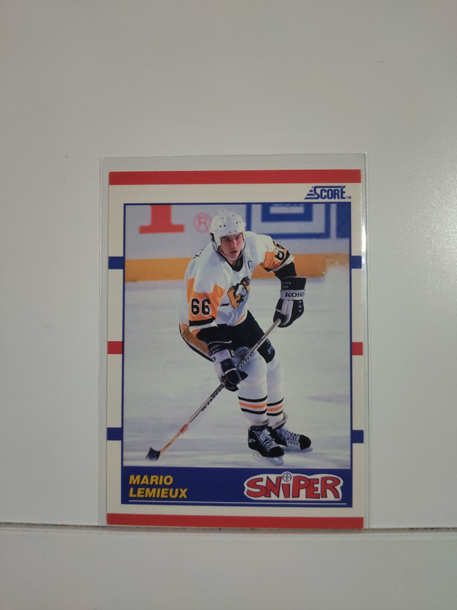 1990-91 Score American #337 Mario Lemieux SNPR