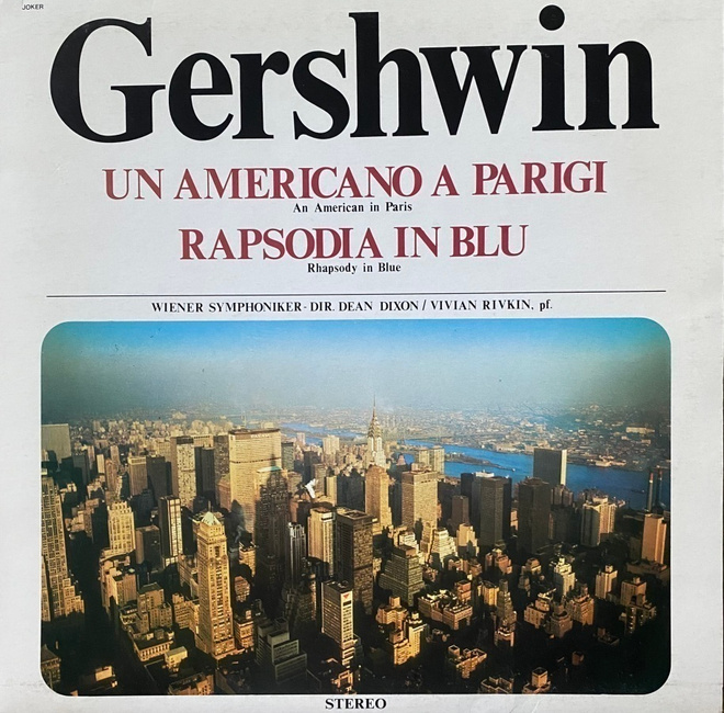 Gershwin - Rhapsody in blue & An american in Paris LP
