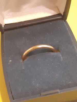 Kultasormus D 18K 750 18mm