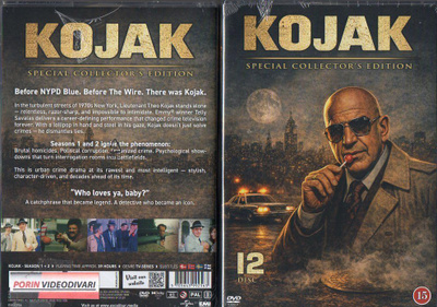 kojak 1 + 2 kaudet (54 832) UUSI -FI- DVD (12) telly savala