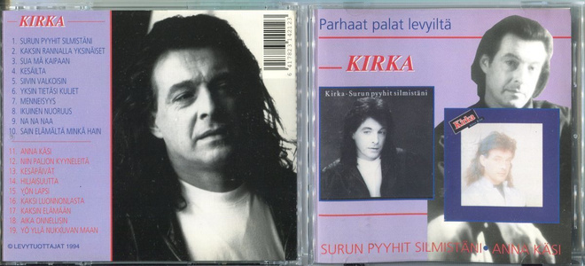 KIRKA . CD-LEVY . PARHAAT PALAT LEVYILTÄ - SURUN PYYHIT SILM