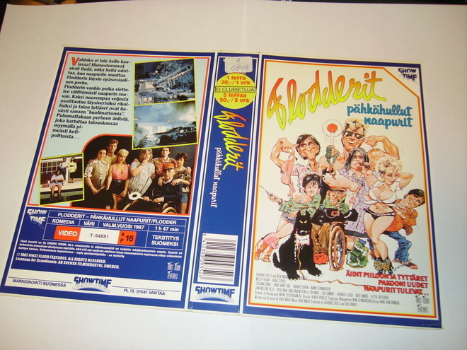 Vhs kansipaperi Fix - PÄHKÄHULLUT NAAPURIT (Sis.postikulut)