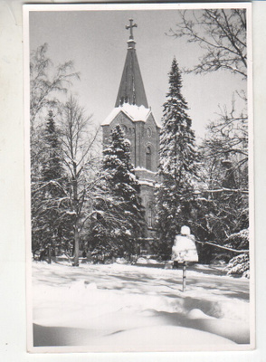 Jyväskylä kaupunginkirkko talvella