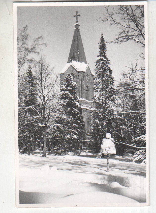 Jyväskylä kaupunginkirkko talvella