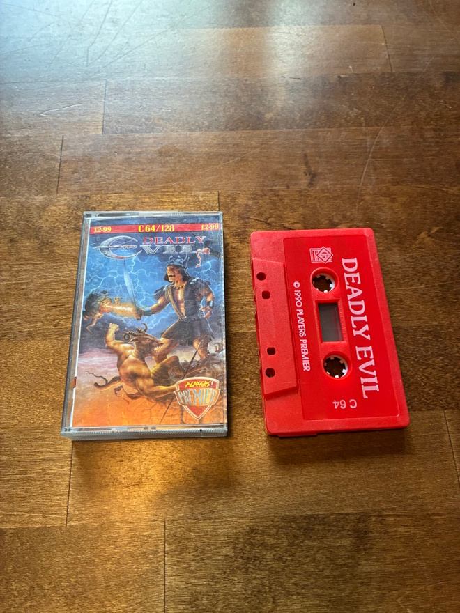 Deadly Evil - C64 / Commodore 64 kasetti, box