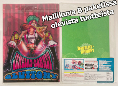 Avaamattomat Jewelry Bonney A4-vihko ja pienempi kansio