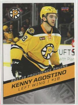 Kenny Agostino 17-18 Providence Bruins Team Issue #13