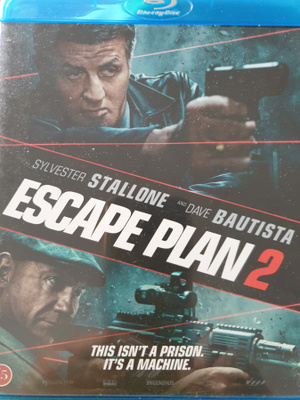 Escape plan 2 BLU-RAY (Stallone & Bautista)