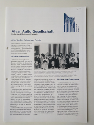 Alvar Aalto Gesellschaft Bulletin 42 & 43 (2 stücke / pcs)