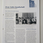 Alvar Aalto Gesellschaft Bulletin 42 & 43 (2 stücke / pcs) - pikkukuva 1