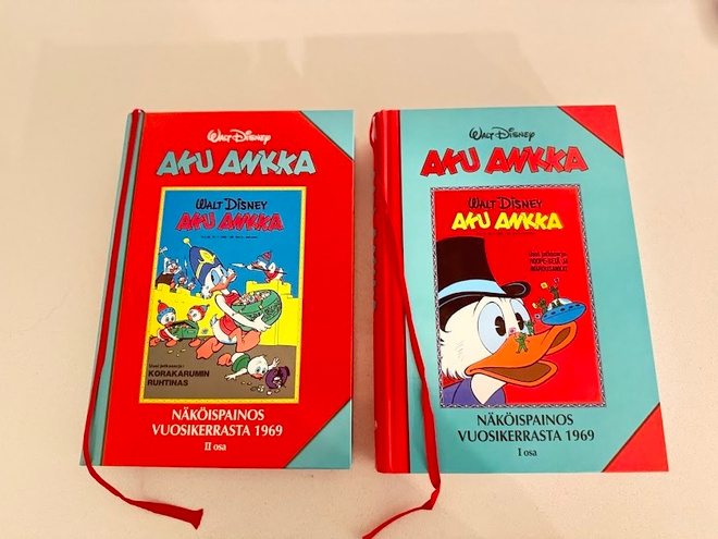 Aku Ankka näköispainos 1969 Osat 1 ja 2