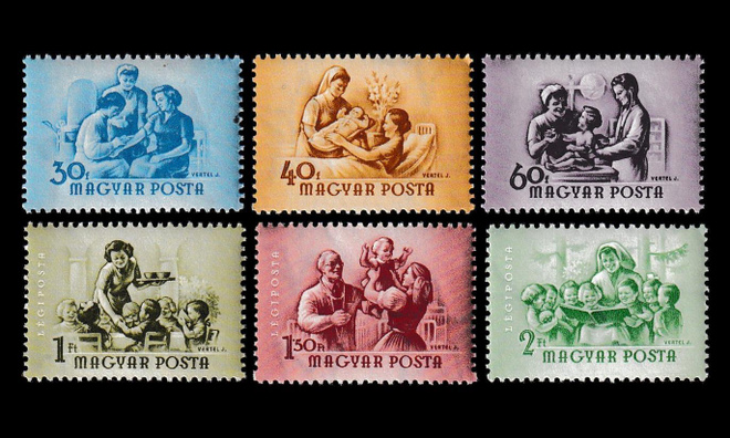 Unkari 1364-9 ** Naistenpäivä (1954)