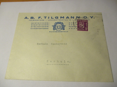 1930 Hki F Tilgmann Oy