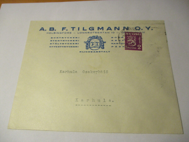 1930 Hki F Tilgmann Oy