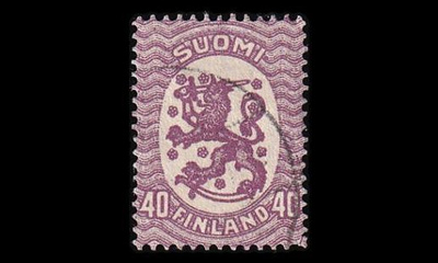 72B o M-17 40p lila (14¼:14¾) (1917)