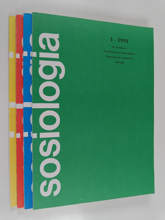 Sosiologia vuosikerta 1991 1-4