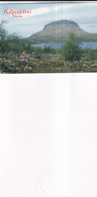 Kilpisjärvi, Saana, Tsahkaljärven takana b681