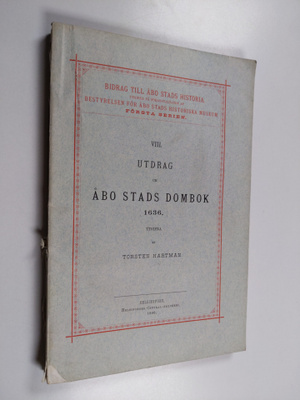 Utdrag ur Åbo stads dombok 1636 I : 8