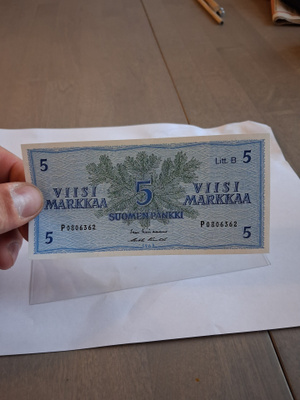 sileä 5 mk 1963 P litt.B