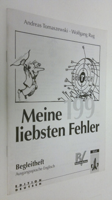 Andreas Tomaszewski : Meine 199 liebsten Fehler : Begleit...