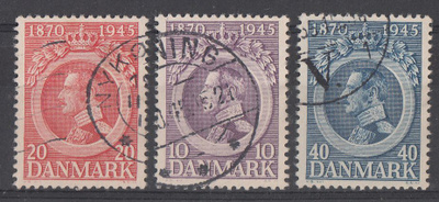 TANSKA 1945 Christian X syntymäpäivät