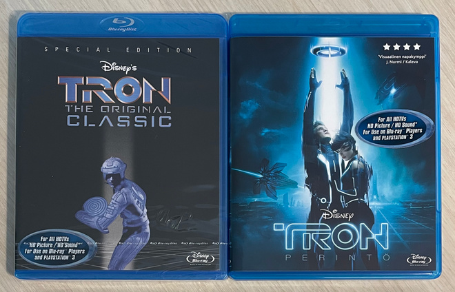 Tron (1982) & Tron: Perintö (2010) Blu-ray (UUSI)