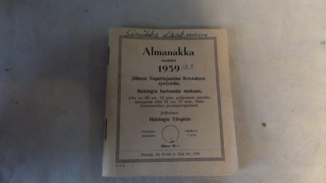 huuda syntymävuotesi almanakka 1959