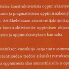 Pekka Kalli (toim.): Konstruktivismi ja realismi - pikkukuva 3