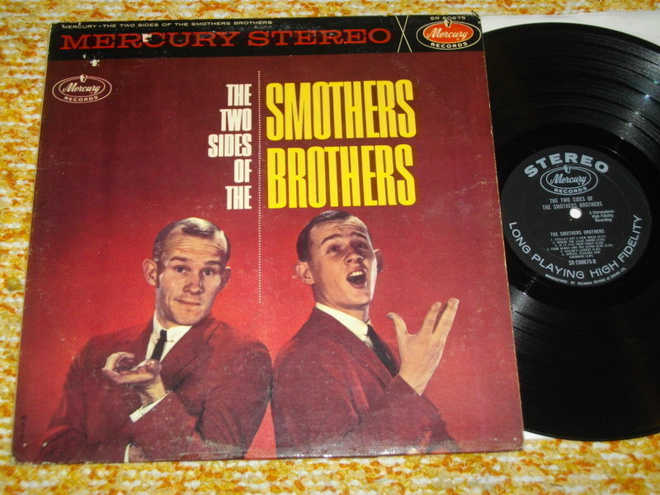 SMOTHERS BROTHERS - Two Sides Of - LP 1962 comedy pop EX-