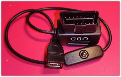 USB-pistoke auton OBD2-liittimestä #30055